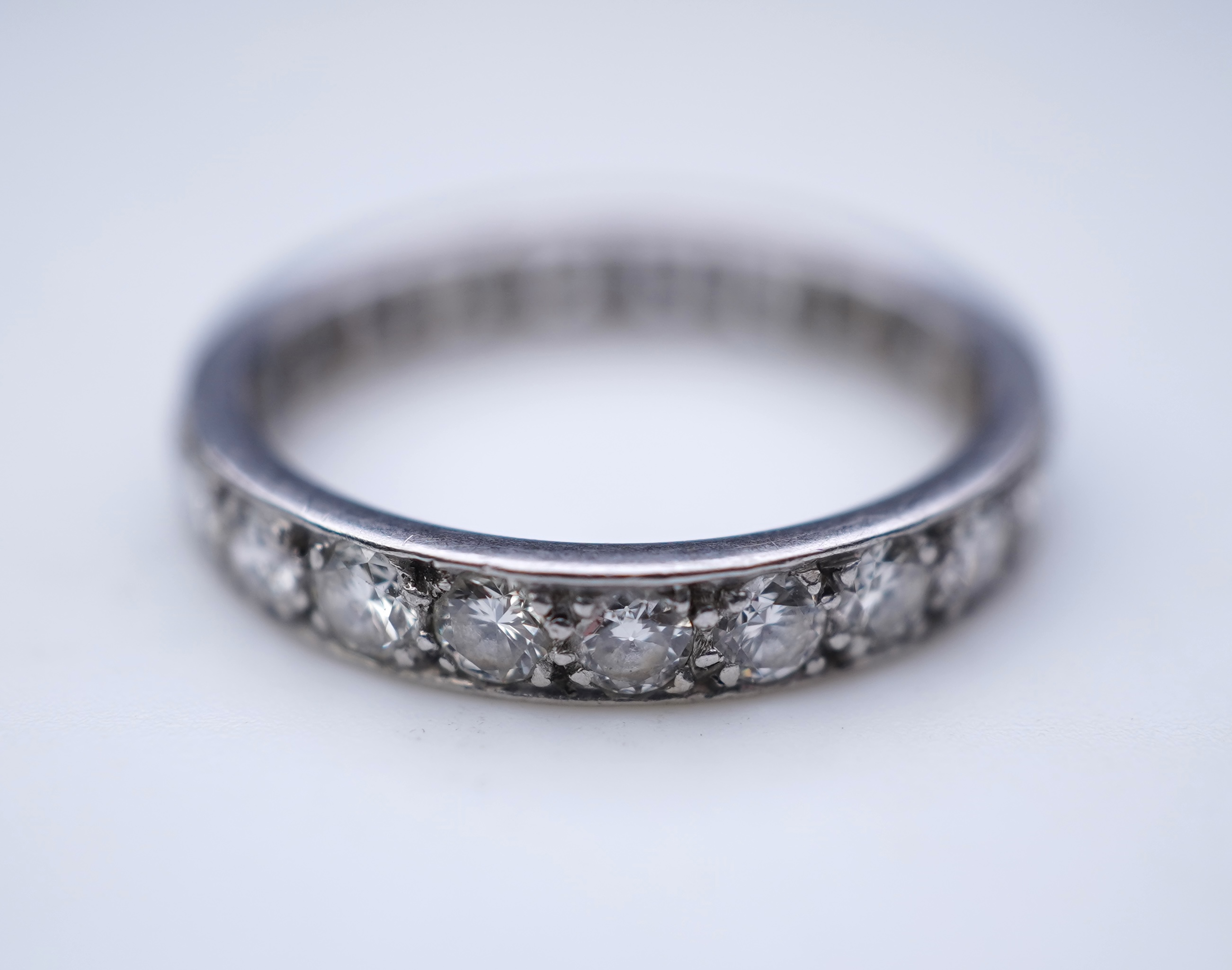 A diamond eternity ring, mid 20th century